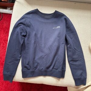 A.P.C. men’s navy blue sweatshirt